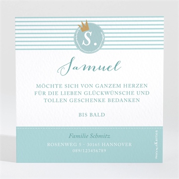 Dankeskarte Geburt ref. N3001201