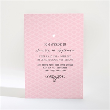 Geburtstagseinladung rosenpracht - vue 2