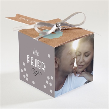 Geschenkbox Hochzeit kleines origami - Sicht 2