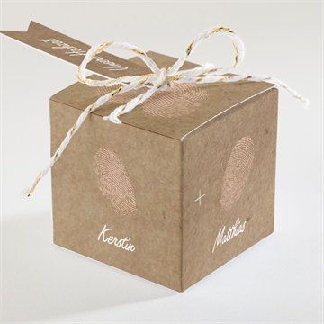 Geschenkbox Hochzeit herzabdruck - vue 2