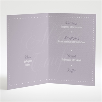 Menükarte Taufe klassik - Vue 2