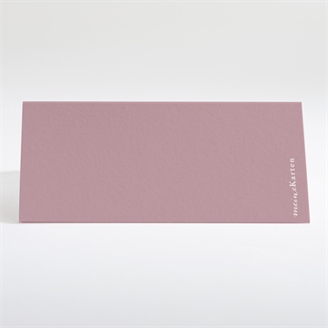 Tischkarte Taufe klassik rosa - Vue 2