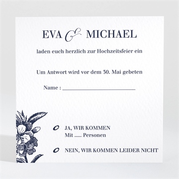 Antwortkarte Hochzeit ref. N3001232