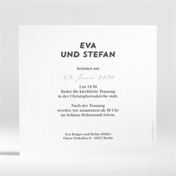 Hochzeitseinladung zickzack - Vue 2