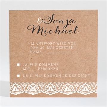 Antwortkarte Hochzeit ref. N3001274
