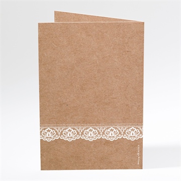 Menükarte Hochzeit rund um die spitze - vue 3