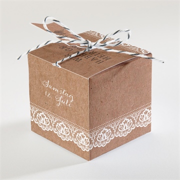 Geschenkbox Hochzeit rund um die spitze - Vue 2