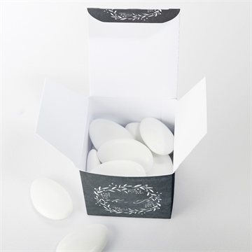 Geschenkbox Hochzeit gravur auf schiefertafel - vue 4