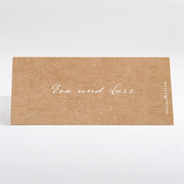 Tischkarte Hochzeit abdruck des herzens - Vue 2