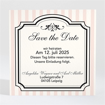 Save the Date Karte retro-ambiente