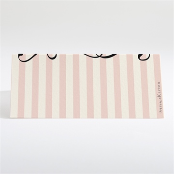 Tischkarte Hochzeit retro-ambiente - Vue 2