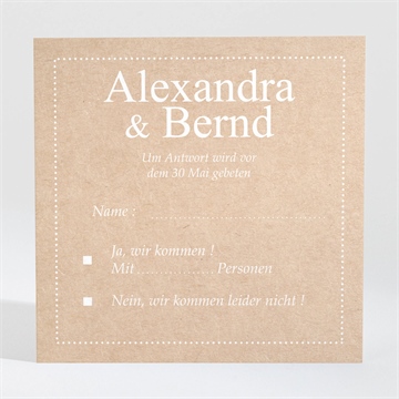 Antwortkarte Hochzeit ref. N3001326