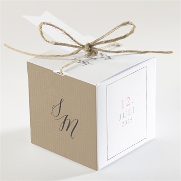 Geschenkbox Hochzeit natürlich verbunden - vue 2