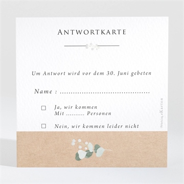 Antwortkarte Hochzeit ref. N3001344