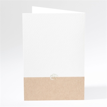 Menükarte Hochzeit silber-linde - Sicht 3