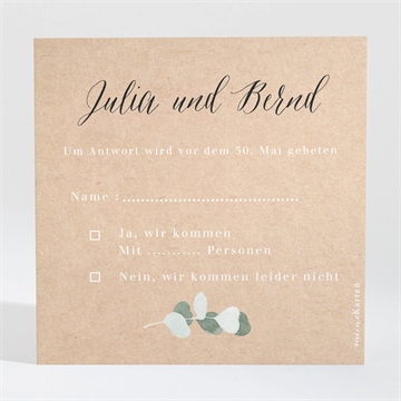 Antwortkarte Hochzeit ref. N3001347