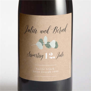 Flaschenetikett Hochzeit ref. N3001348