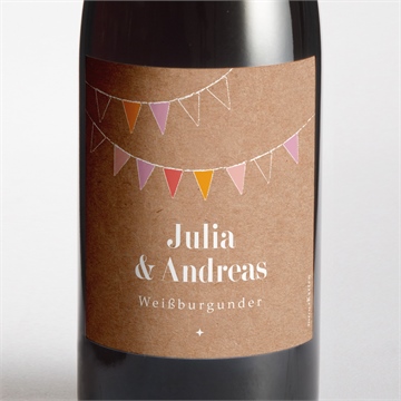 Flaschenetikett Hochzeit ref. N3001361