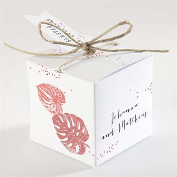 Geschenkbox Hochzeit philodendron - Vue 2