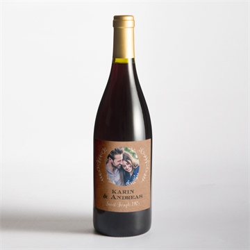 Flaschenetikett Hochzeit vertrauen - Vue 2