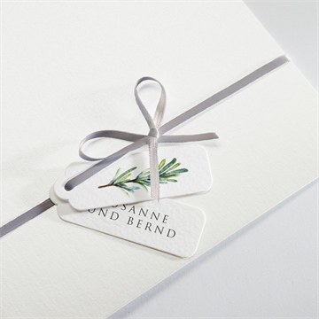 Hochzeitseinladung rosmarin zweig - vue 4