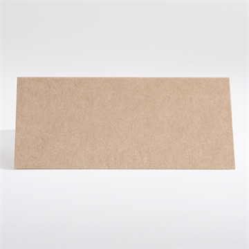 Tischkarte Hochzeit kraft - Sicht 2