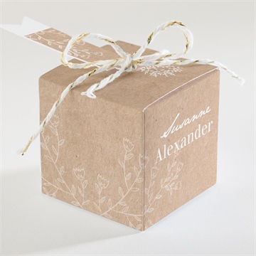 Geschenkbox Hochzeit kraft - Sicht 2