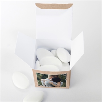 Geschenkbox Hochzeit kraft - Sicht 4