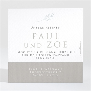 Dankeskarte Geburt ref. N3001402