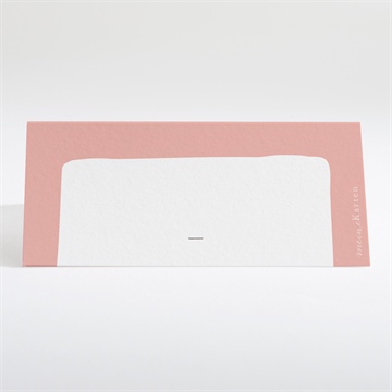 Tischkarte Taufe blumenalphabet mädchen - Vue 2