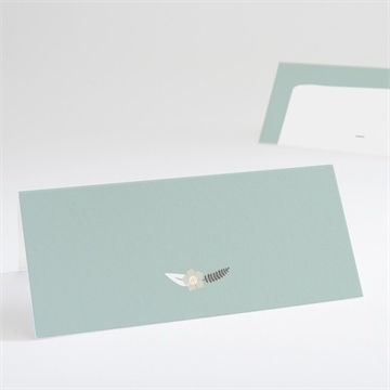 Tischkarte Taufe blumenalphabet junge