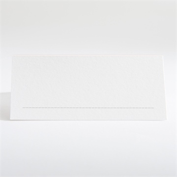 Tischkarte Taufe rosa poetik - Dos du marque-place