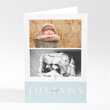Menükarte Taufe ref. N401800