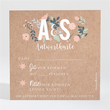 Antwortkarte Hochzeit ref. N3001408