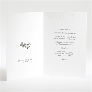 Menükarte Hochzeit retrokranz - Vue 2