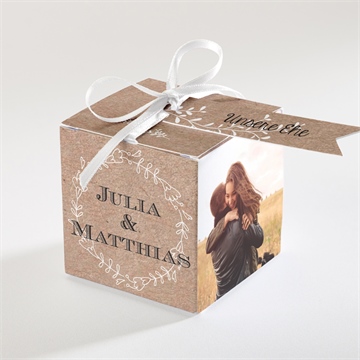 Geschenkbox Hochzeit zurück zur natur