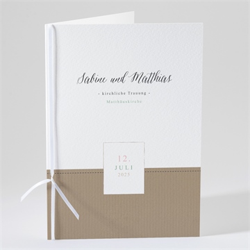 Kirchenheft Hochzeit natürlich verbunden