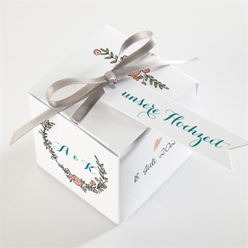 Geschenkbox Hochzeit bohemian - vue 3