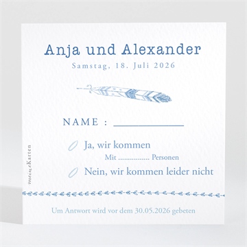 Antwortkarte Hochzeit ref. N3001435