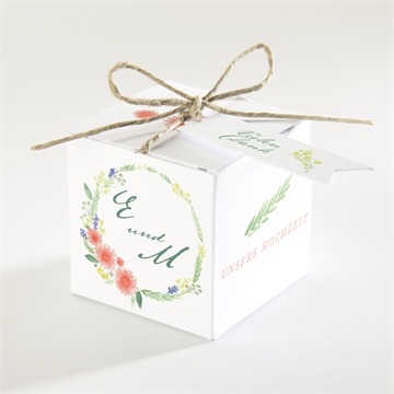 Geschenkbox Hochzeit blume