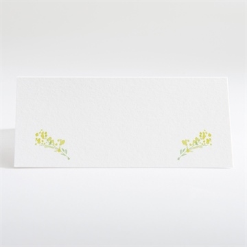 Tischkarte Hochzeit blume - Tischkarte Rückseite