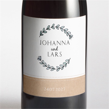 Flaschenetikett Hochzeit ref. N3001442