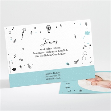 Dankeskarte Geburt ref. N111217