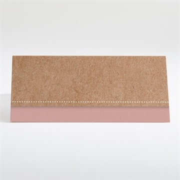 Tischkarte Hochzeit mit efeu gebunden - Tischkarte Rückseite