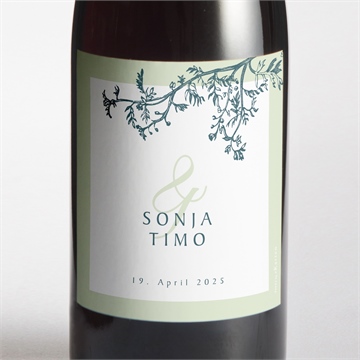 Flaschenetikett Hochzeit ref. N3001453