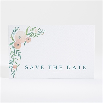 Save the Date Karte wilde rose - vue 2