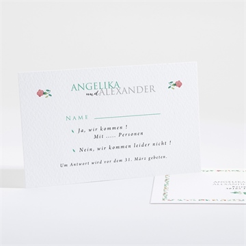 Antwortkarte Hochzeit ref. N16126