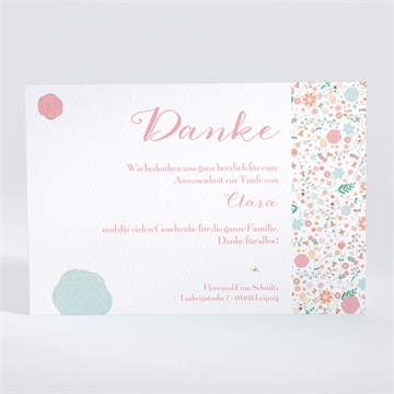 Dankeskarte Taufe ref. N11018