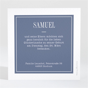 Dankeskarte Geburt ref. N3001468