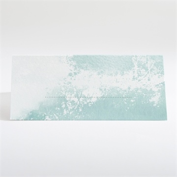 Tischkarte Hochzeit wald aquarell - Tischkarte Rückseite